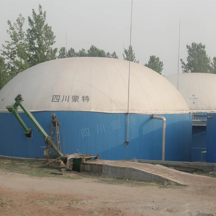 Roof Top Double Membrane Gas Holder